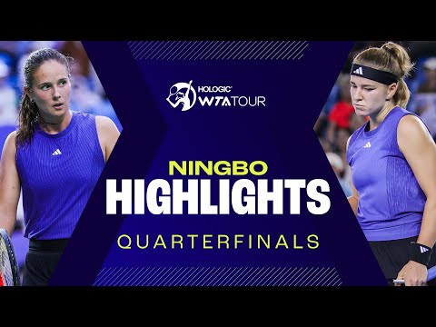 Kasatkina battles Putintseva, Muchova features at Ningbo 2024 | WTA Match Highlights