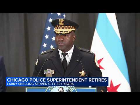 LIVE: Chicago Police Supt. Larry Snelling retires from department