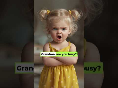 Grandma… I’m being treated unfairly in this house #englishlearningclass #learnenglish