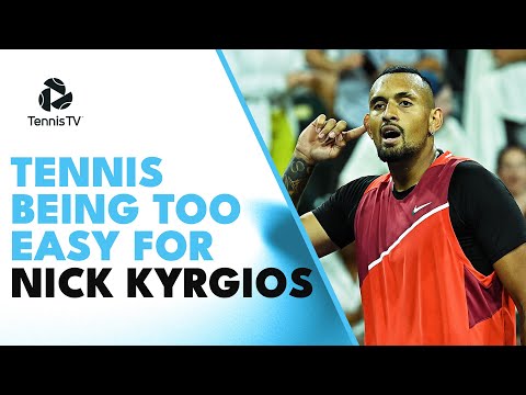 When Tennis Is Too Easy For Nick Kyrgios! 😮