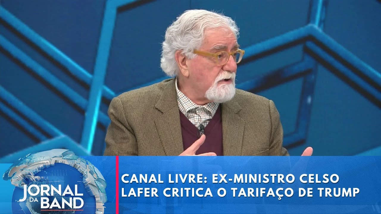 Canal Livre ex ministro Celso Lafer critica o tarifaço de Trump