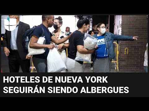 Nueva York renueva contrato con hoteles para seguir albergando a inmigrantes solicitantes de asilo