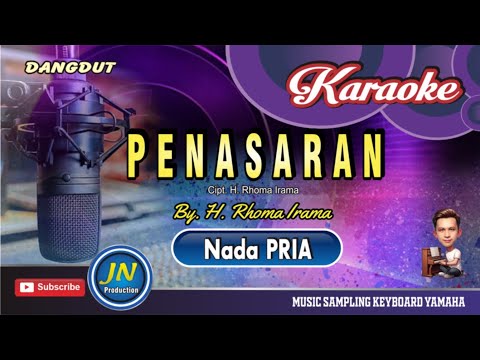 Penasaran || Karaoke Dangdut Keyboard ||  Nada Pria || By.H. Rhoma Irama