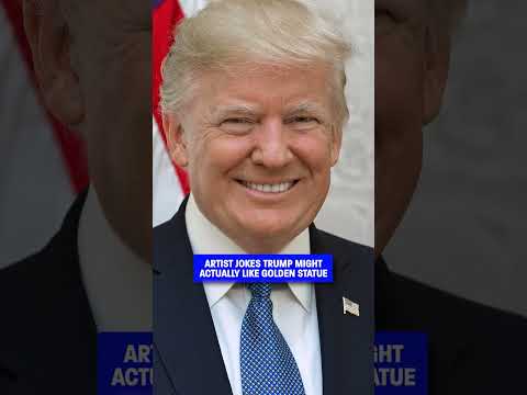 DONALD TRUMPS' GOLDEN STATUE IN EUROPE!