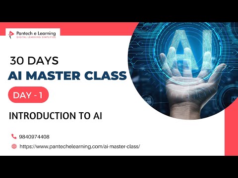 30 Days Free AI Master Class | Day1 | Artificial Intelligence
