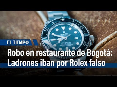 Robo en restaurante de Santa Bárbara: Ladrones iban por un Rólex que resultó falso  l El Tiempo