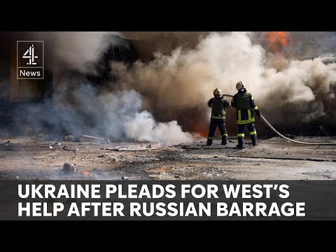 One of Russia’s biggest attacks on Ukraine: hundreds of drones and missiles fired
