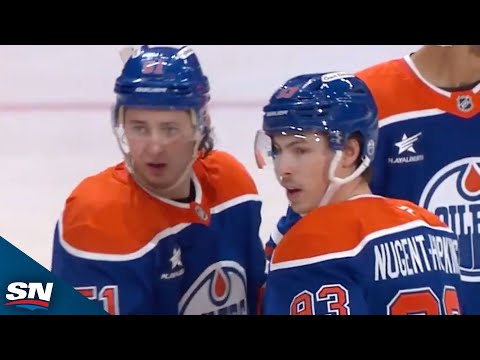 Oilers Ryan Nugent-Hopkins And Troy Stecher Combine For Goals 20 Seconds Apart