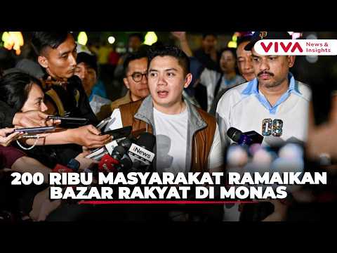 Monas Ramai! Bazar Rakyat Jadi Mesin Penggerak UMKM