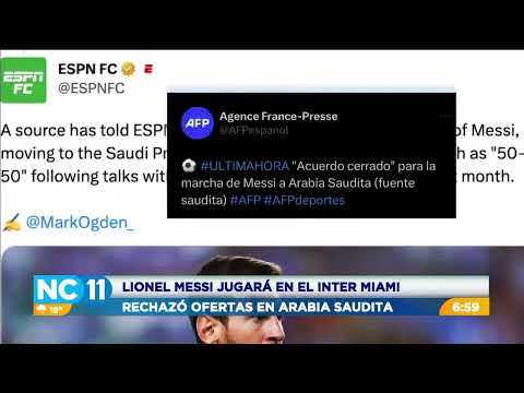 Messi sorprende al mundo y ficha por el Inter de Miami