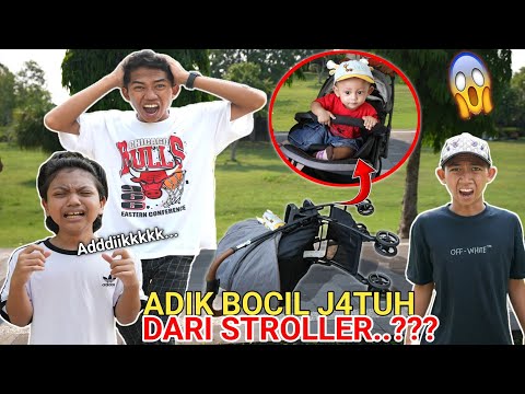 YA AMPUN?ADIK BOCIL J4TUH DARI STROLLER?? ARIK 24 JAM JAGAIN B4YI LUCU!! | Mikael TubeHD