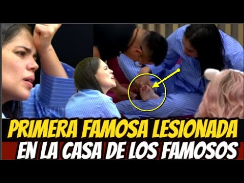 LA CASA DE LOS FAMOSOS COLOMBIA : FAMOSA SUFRE ACCIDENTE EN UNO DE SUS PIES ! COMPAÑEROS SE ALARMAN