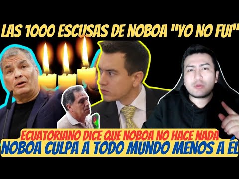 #Apagones Daniel Noboa ¡Rompe el silencio! Culpa a todo mundo menos a el | CONSULTA POPULAR en CAÍDA