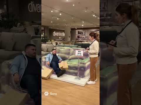Divani e divani #divani #divano #commessa #esposizione #humor