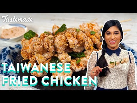 Taiwanese Fried Chicken on a Stick | Vijaya Selvaraju