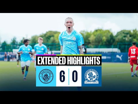Alfie Harrison Hattrick! Extended Highlights! Man City 6-0 Blackburn | PU18
