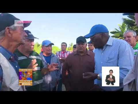 Vicepresidente de Cuba intercambió con trabajadores del programa arrocero en Camagüey