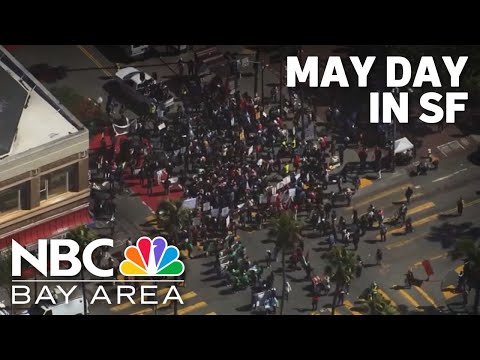Palestinians in Gaza a central focus of May Day rally and march in San Francisco