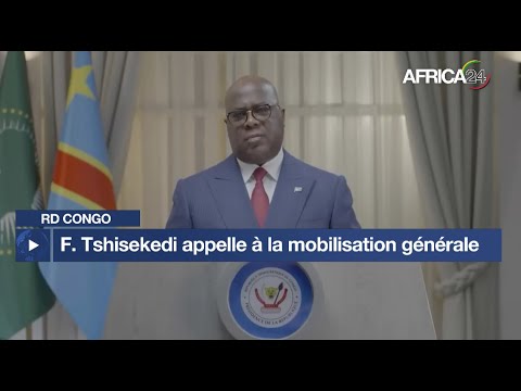 RD Congo : le président Félix Tshisekedi appelle à l’unité et à la mobilisation pour la paix