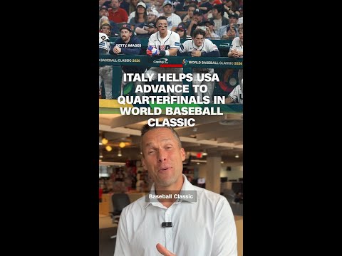 Italy helps USA advance to quarterfinals in World Baseball Classic