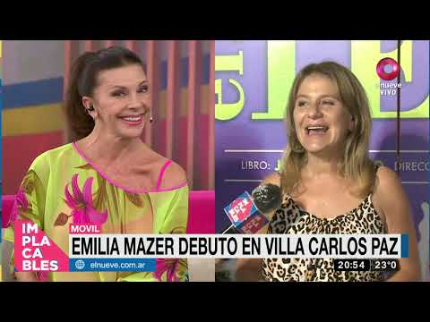 Emilia Mazer: La obra fue una sorpresa