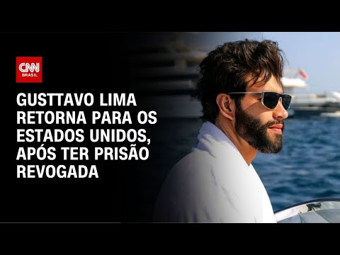 Gusttavo Lima retorna para os Estados Unidos, após ter prisão revogada | CNN NOVO DIA