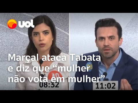 Debate UOL/Folha: Pablo Marçal diz que 'mulher não vota em mulher' em ataque a Tabata