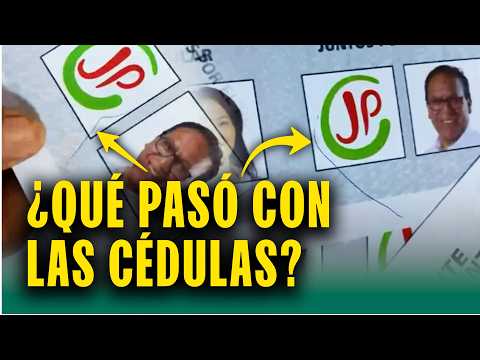 ONPE aclara incidente sobre cédulas manchadas en mesa de votación