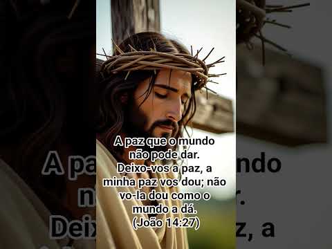 A paz que o mundo não pode dar!#mensagem #caminhoparaumavidamelhor #fe #jesus #caminhodaverdade #bom