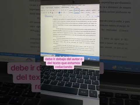 Como aplicar Normas APA en una tesis