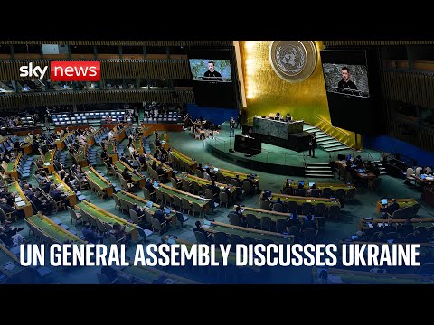 Live | United Nations General Assembly meets to discuss Ukraine