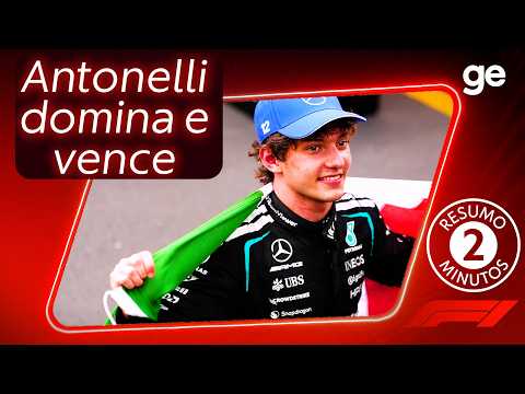 KIMI ANTONELLI SEGURA HAMILTON E VENCE O GP DE MÔNACO | GP DO JAPÃO | FÓRMULA 1 2026 | ge.globo