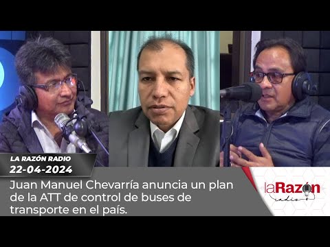 Juan Manuel Chevarría anuncia un plan de la ATT de control de buses de transporte en el país.