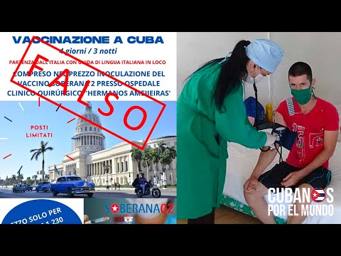 Cuba ha convertido la vacuna anti COVID-19, QUE NO TIENEN, en estrategia turística para el régimen