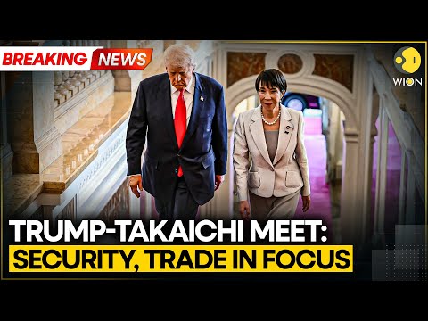 Trump-Takaichi Meet: Trump to Talk Trade, Security with Japan's Takaichi | WION BREAKING