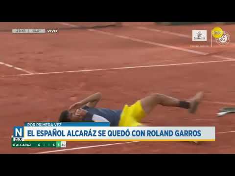 El español Alcaráz se quedó con el trofeo de Roland Garros ?N20:30? 10-06-24