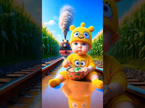❤️ evolution of Baby: train attack on baby for food eating #cat #cute #love #shorts jackas gang 04