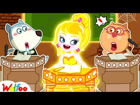 Rich Kid Barbie Joins in Broke Class | Educational Video | Cartoon for Kids | Wolfoo Channel