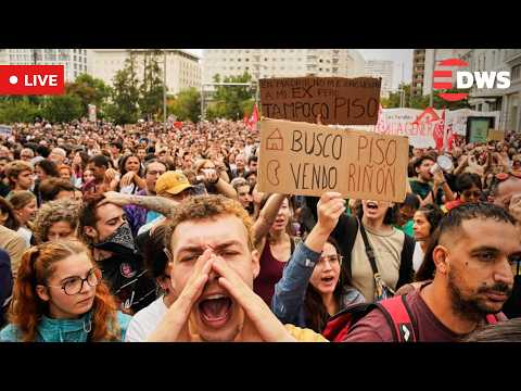 <strong>LIVE</strong>: Barcelona Protesters March <strong>Over</strong> Housing Crisis, Demand Action on Evictions | AC15