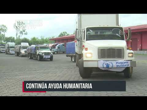 Sale convoy de alimentos a la Costa Caribe Norte de Nicaragua