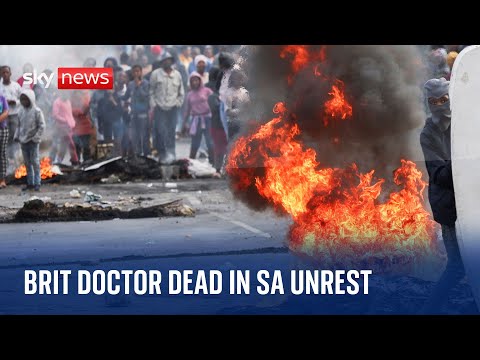 British doctor shot dead in unrest in South Africa