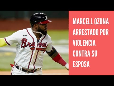 Arrestan al dominicano jugador de los bravos de Atlanta Marcell Ozuna