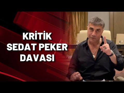 KRİTİK SEDAT PEKER DAVASI