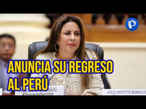Patricia Chirinos anuncia su regreso al Perú