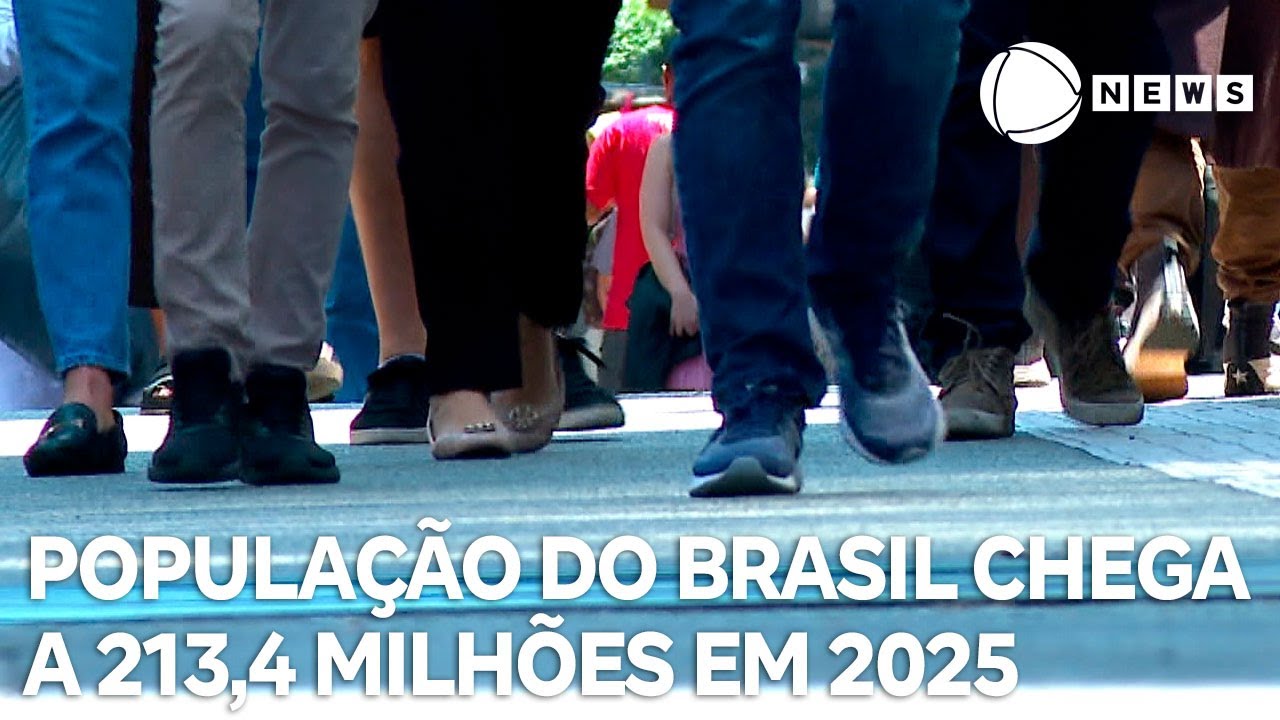 Dados apontam que Brasil tem mais de 213 milhões de habitantes