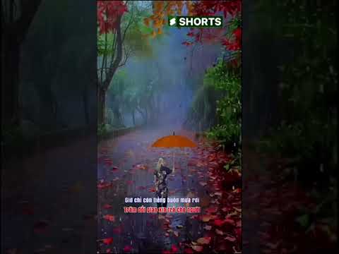 Nhạc # Shorts karaoke Lânpro - MƯA CHIỀU