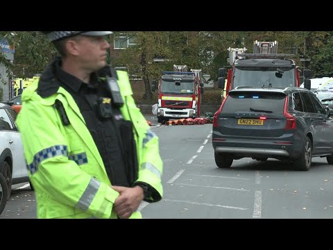 Police at scene after stabbing outside Manchester synagogue kills two | AFP