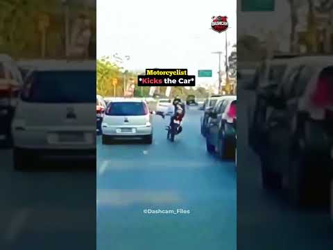 Instant Karma- Biker Gets a Costly '<strong>Physics</strong> Lesson'💀☠️