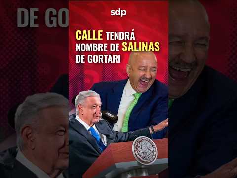 Calle SALINAS DE GORTARI: AMLO  cambiará nombre de una CALLE de la CDMX por el EXPRESIDENTE