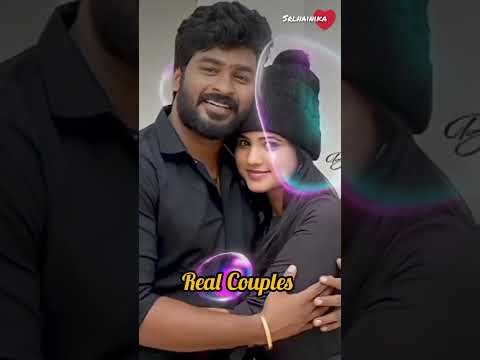 Serial actors Real Husband &wife 🥰🥰 #actress #serial #couples #vijaitv #hero